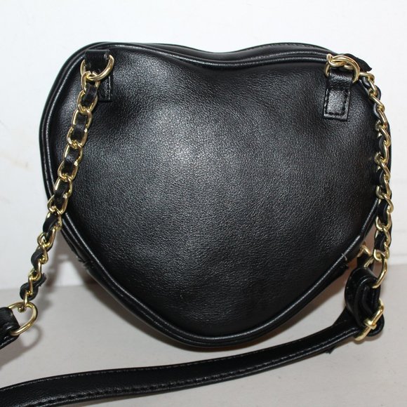 NEW JUICY COUTURE CHANGE OF HEART CROSSBODY BAG PURSE BLACK - Picture 4 of 5